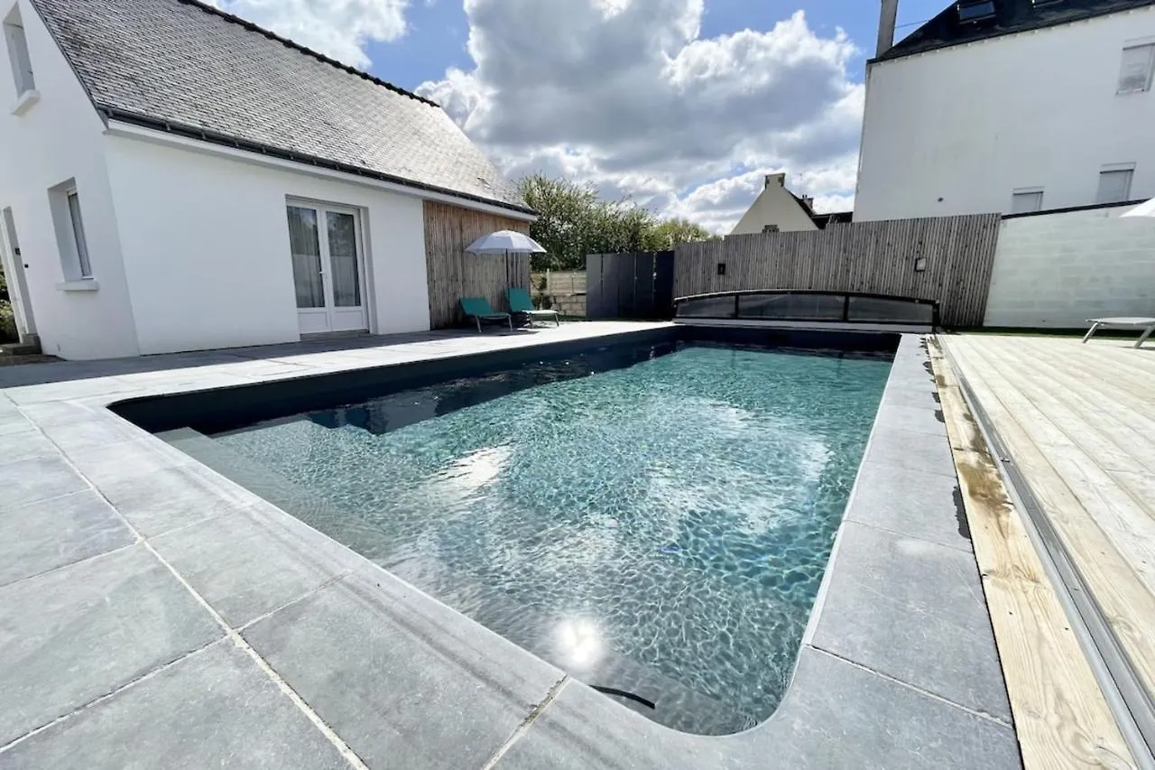 Le Dolmen Maisonnette Ultra Cocooning - Piscine Holiday home